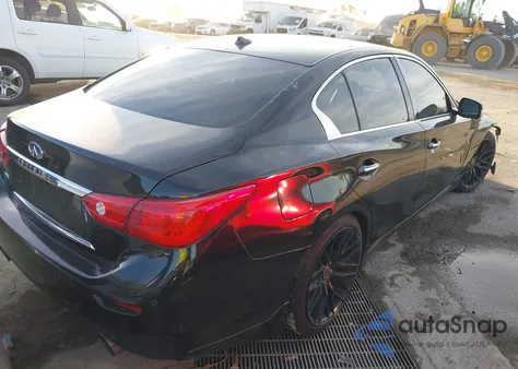 2014 Infiniti Q50 Sport z USA, uszkodzony, nr VIN JN1BV7AR0EM699911